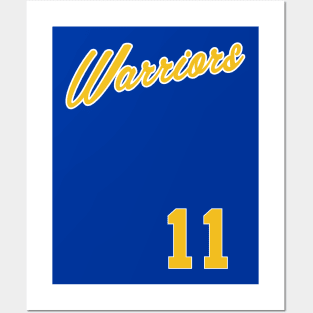 Classic Style Warriors Jersey Posters and Art